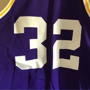 80s ヴィンテージ Sand- Knit NBA LAKERSユニフォーム Vintage Magic Johnson #32 Los Angeles Lakers 80s Sand-Knit